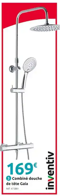 Combiné douche de tête Gaia Réf. 475881