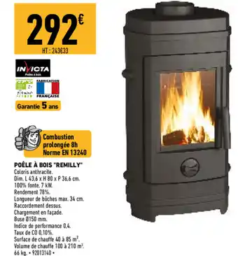 Brico Cash Poêle à bois offre