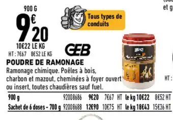 Brico Cash Poudre de ramonage offre
