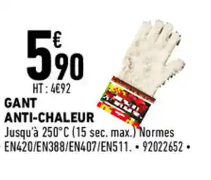 Gant anti-chaleur