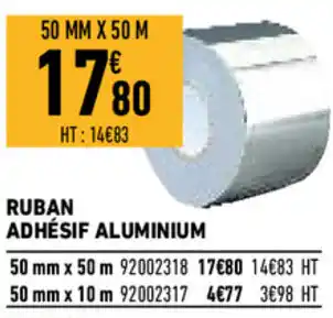 Brico Cash Ruban adhésif aluminium offre