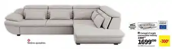 Conforama Canapé d'angle convertible Infinity offre