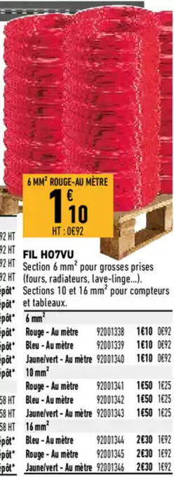 Brico Cash Fil HO7VU offre
