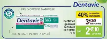 Cora x Carrefour Dentifrice gencives sensibles offre