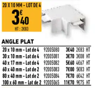 Brico Cash Angle plat offre