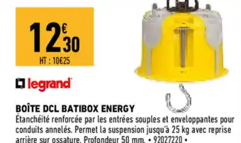 Brico Cash Boîte DCL batibox energy offre