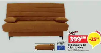 Conforama Banquette-lit clic clac Dixie offre