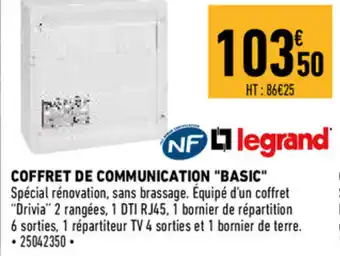 Brico Cash Coffret de communication "basic" offre