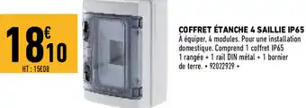 Brico Cash Coffret étanche 4 saillie offre