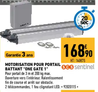 Brico Cash Motorasation pour Portail Battant offre