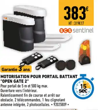 Brico Cash Motorisation pour portail Battant offre
