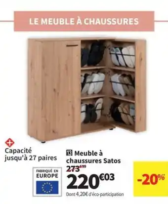 Conforama 13 Meuble à chaussures Satos offre