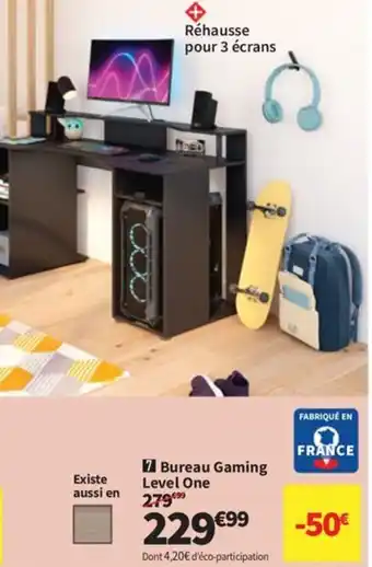 Conforama Bureau Gaming Level One offre