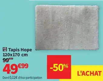 Conforama Tapis Hope 120x170 cm offre