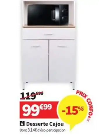 Conforama Desserte Cajou offre