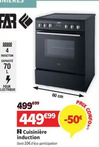 Conforama Cuisinière induction offre