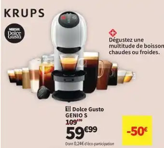 Conforama Dolce Gusto GENIO S offre