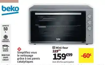 Conforama Mini-four offre