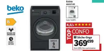 Conforama Sèche-linge offre