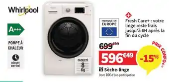Conforama Sèche-linge offre