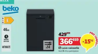Conforama Lave-vaisselle offre