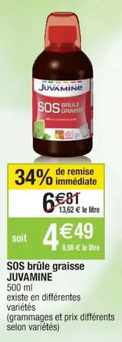 SOS brûle graisse