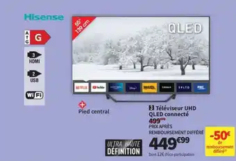 Conforama Téléviseur UHD QLED connecté offre