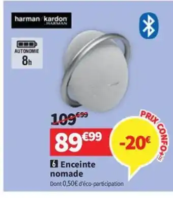 Conforama Enceinte nomade offre