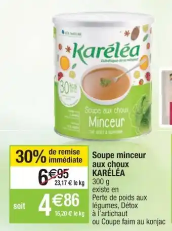 Cora x Carrefour Soupe minceur aux choux offre