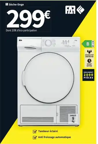 Conforama Sèche-linge offre