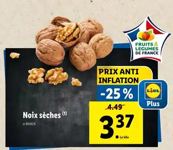 Lidl Noix sèches (¹) offre