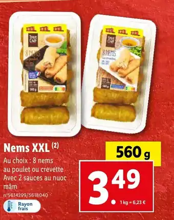 Lidl Nems XXL (2) offre