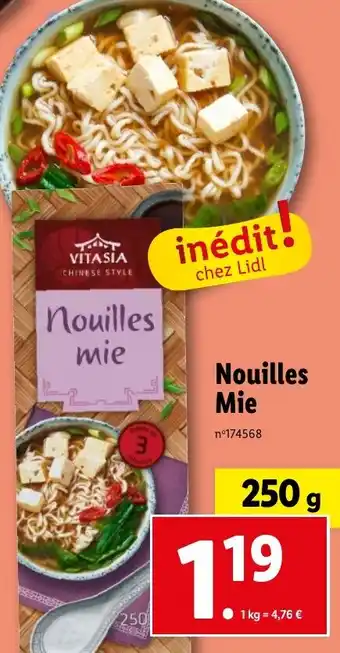 Lidl Nouilles Mie offre