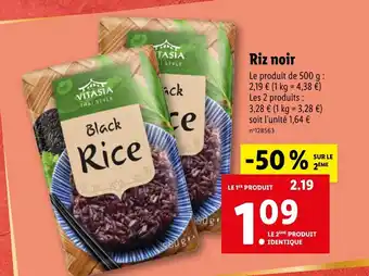 Lidl Riz noir offre