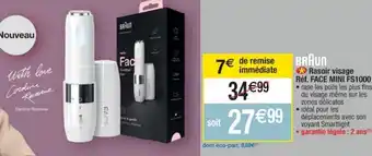 Cora x Carrefour Rasoir visage offre