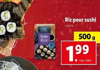 Lidl Riz pour sushi offre