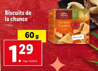 Lidl Biscuits de la chance offre
