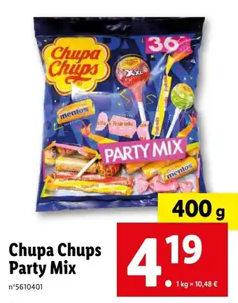 Lidl Chupa Chups Party Mix offre