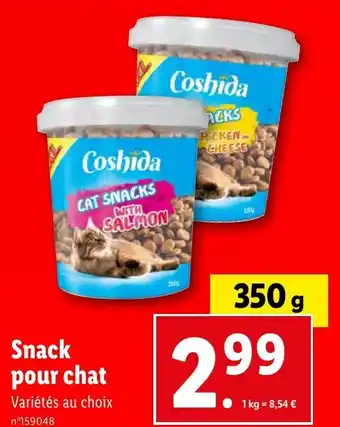 Lidl Snack pour chat offre