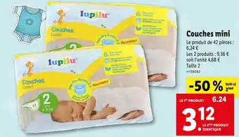 Lidl Couches mini offre