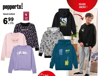 Lidl Sweat enfant offre