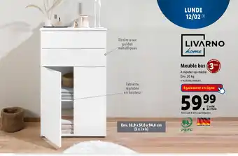 Lidl Meuble bas offre