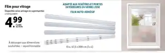 Lidl Film pour vitrage offre
