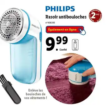 Lidl Rasoir antibouloches offre