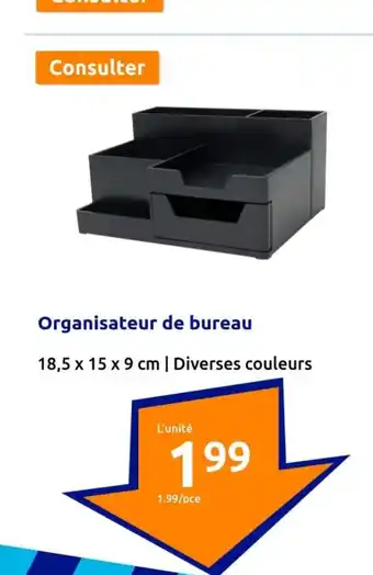 Action Organisateur de bureau offre