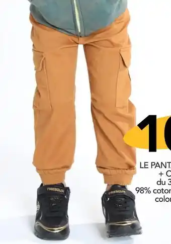Stokomani LA FABRIQUE DES GARCONS LE PANTALON BATTLE + CEINTURE offre