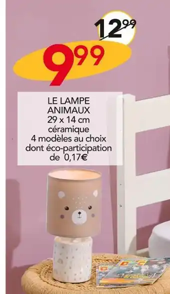 Stokomani LE LAMPE ANIMAUX offre