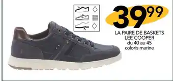 Stokomani LEE COOPER LA PAIRE DE BASKETS offre