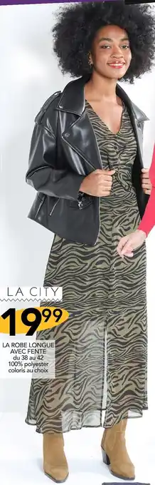 Stokomani LA CITY LA ROBE LONGUE AVEC FENTE offre
