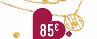 E.Leclerc collier, 42 cm, or jaune 1,12 g offre